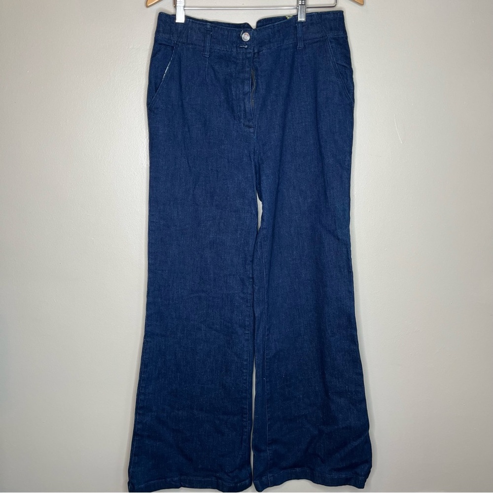 Maeve by Anthropologie Flare Wide Leg Denim Jeans Size 31